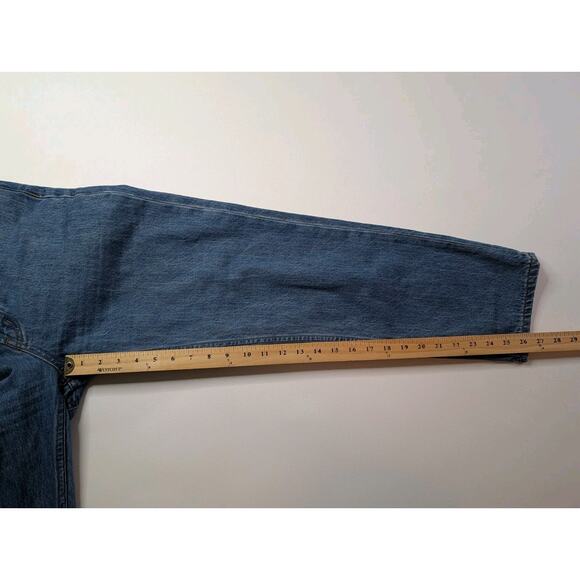 Still Here Childhood Jeans Thin Bone Hand Painted Line Med Blue 29 - Picture 16 of 16